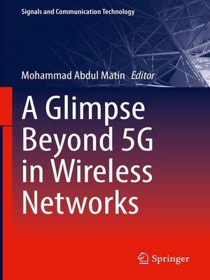 cover image of A Glimpse Beyond 5G in Wireless Networks